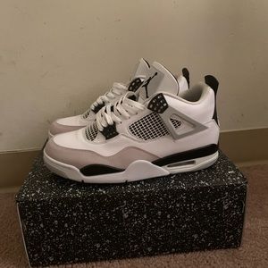 Military black jordan 4s